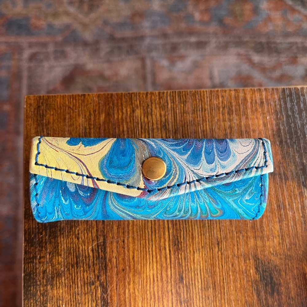 Colorful Swirl Patterned Lipstick Case